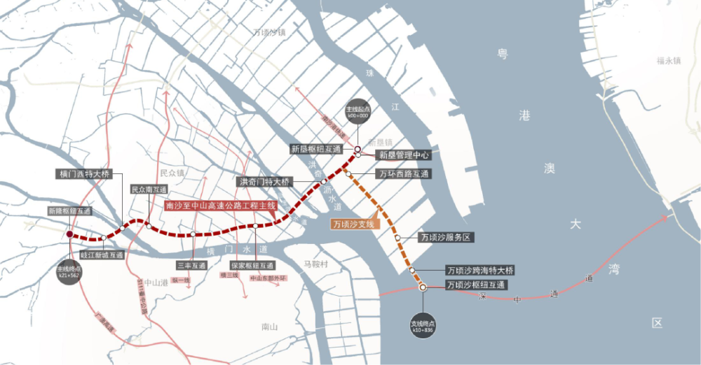 深中通道最新规划图，连接深港的桥梁与未来的展望