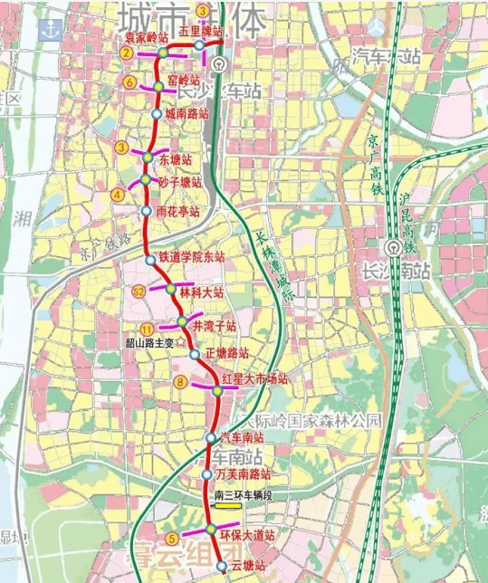 长沙地铁7号线规划揭秘，城市脉络与小巷风情探秘